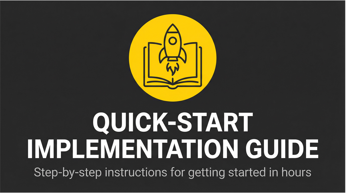 Fix the Mess Starter Toolkit: Stop Planning, Start Fixing