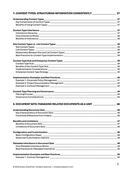 Sharepoint Information Architecture Guide