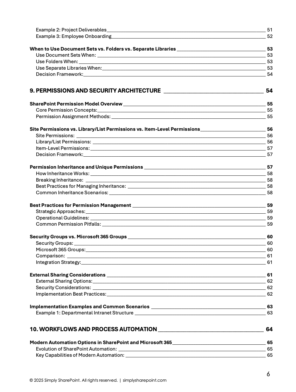Sharepoint Information Architecture Guide