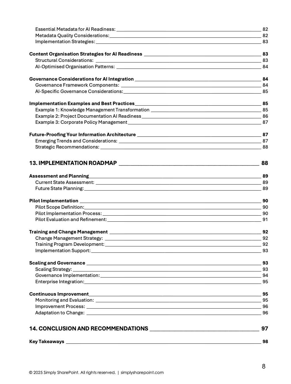 Sharepoint Information Architecture Guide