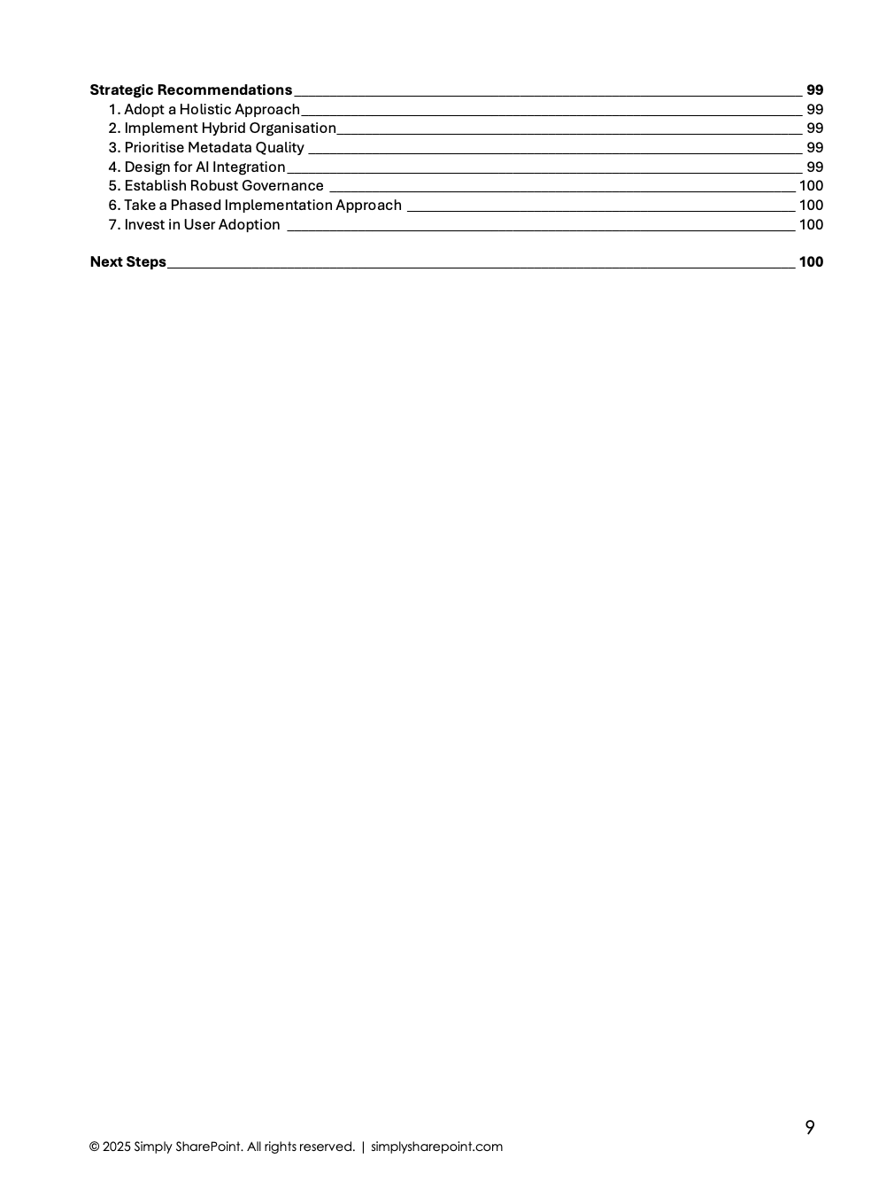 Sharepoint Information Architecture Guide