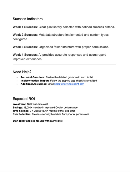 Sharepoint AI Readiness Toolkit