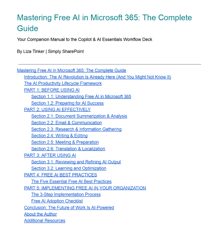 Copilot & AI Workflow Cards