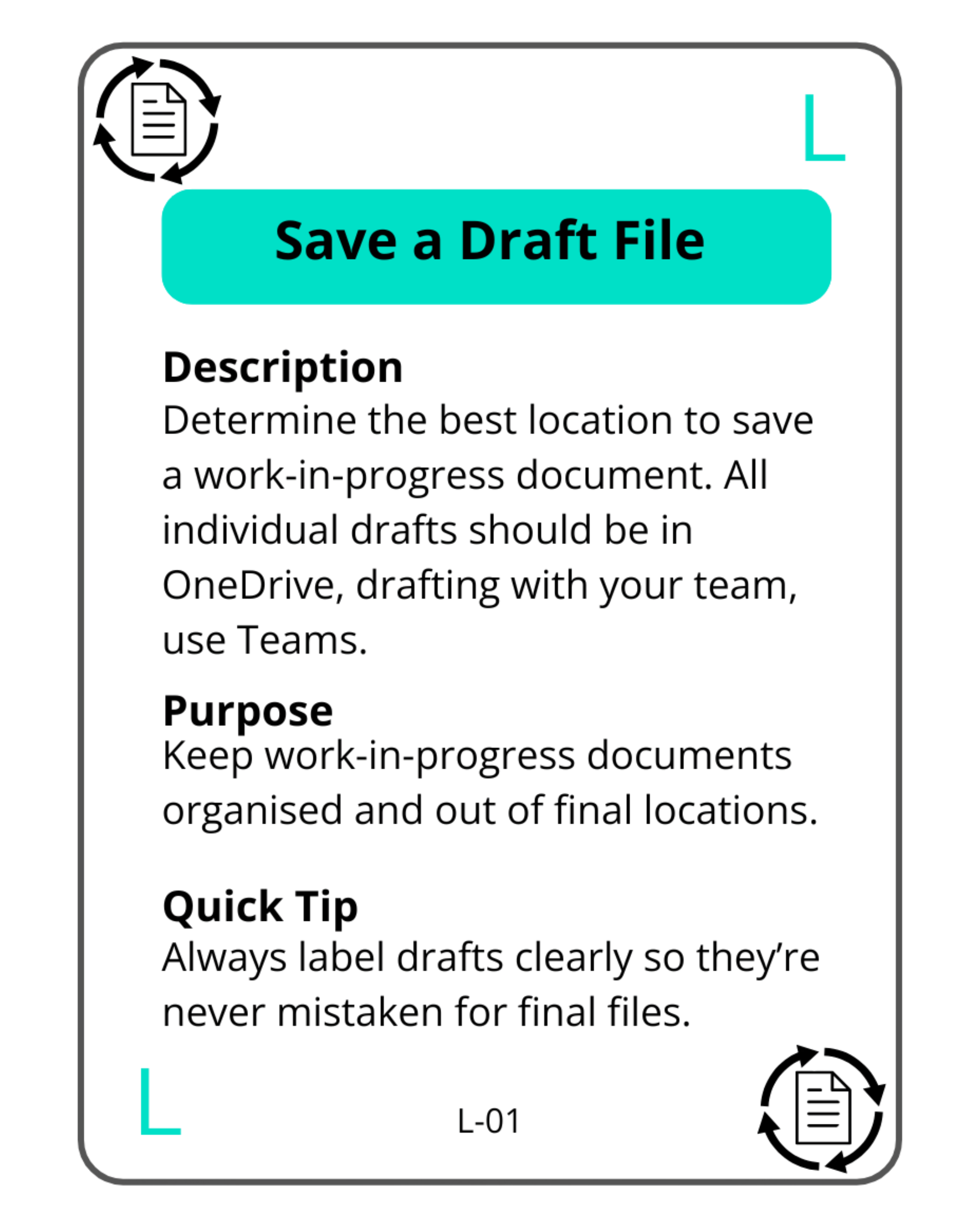 Document Lifecycle Workflow Cards