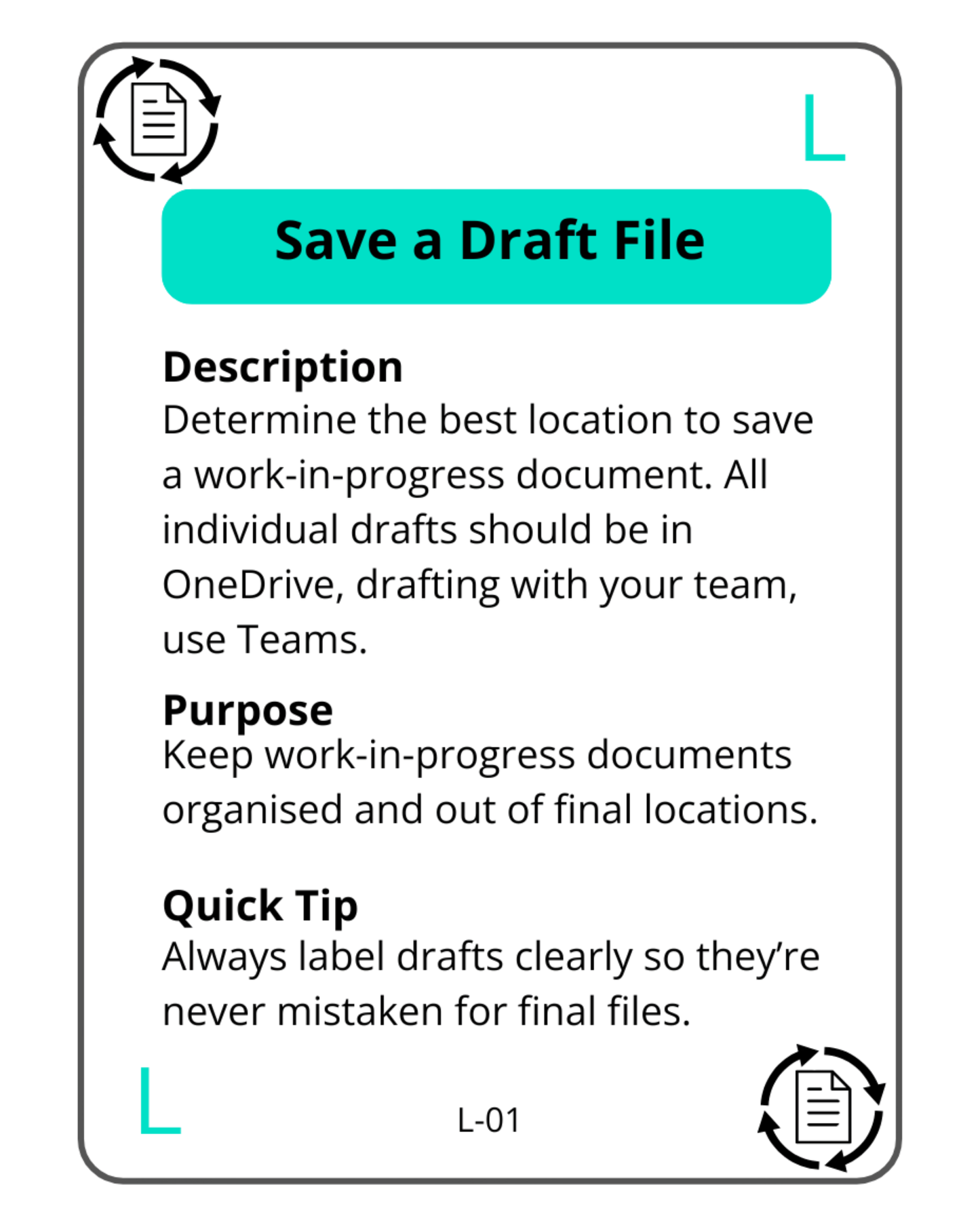 Document Lifecycle Workflow Cards