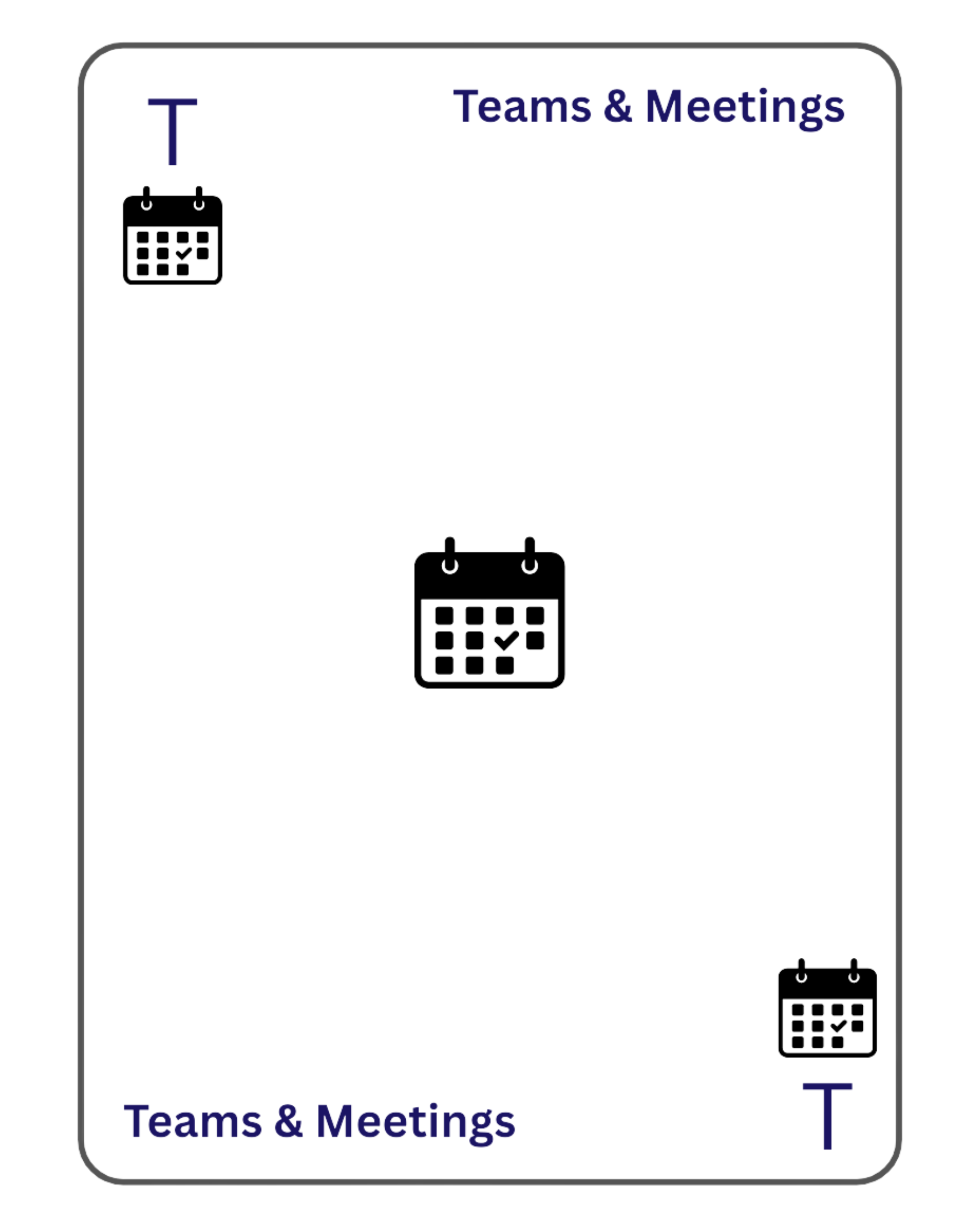 Teams & Meetings Workflow Cards