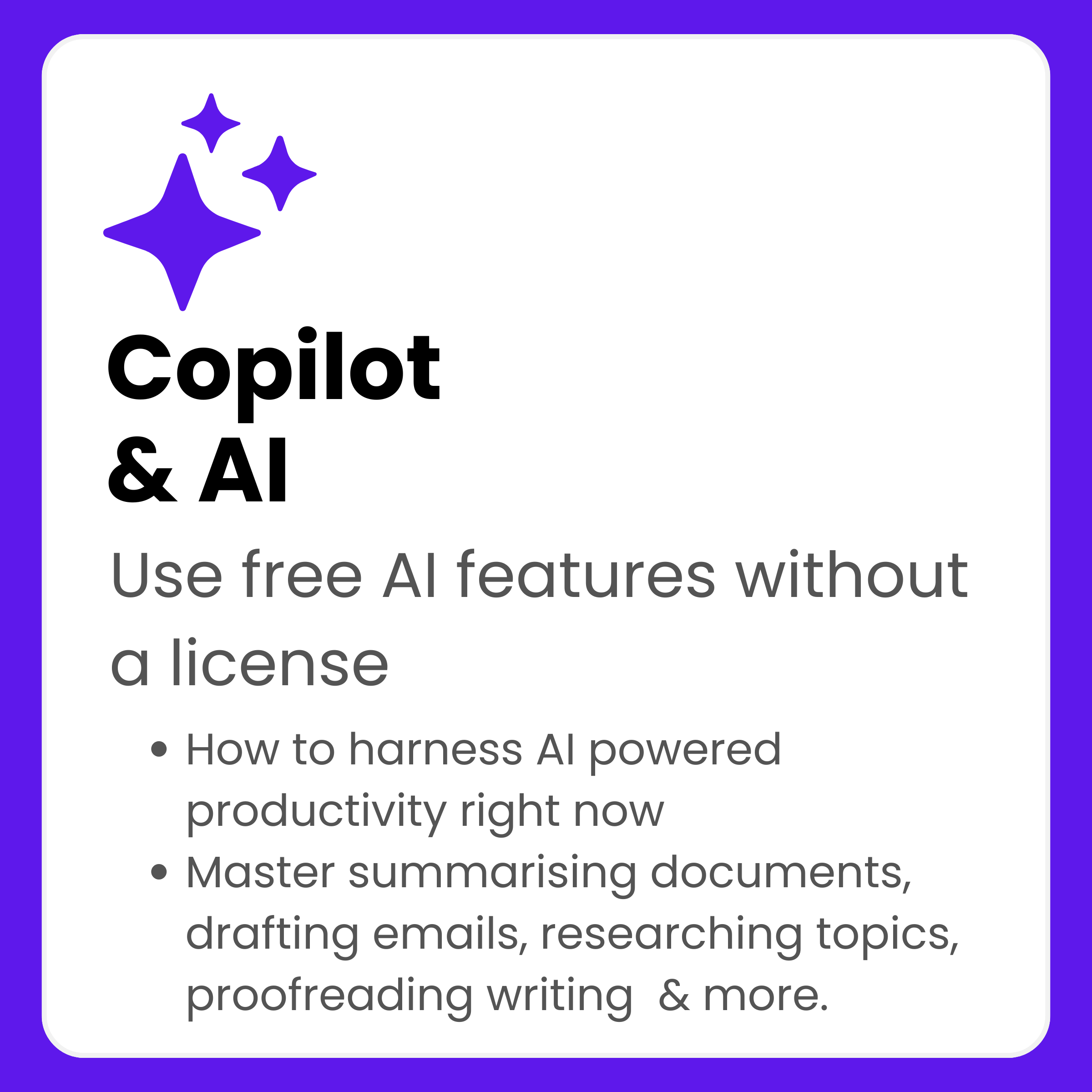 Copilot & AI Workflow Cards