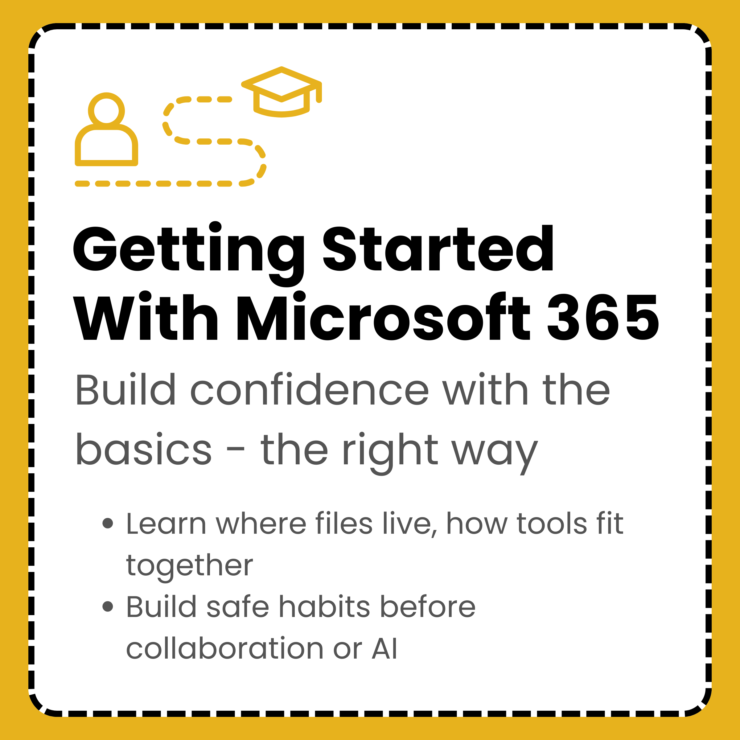 Getting Started with Microsoft 365 - Learning Pathway