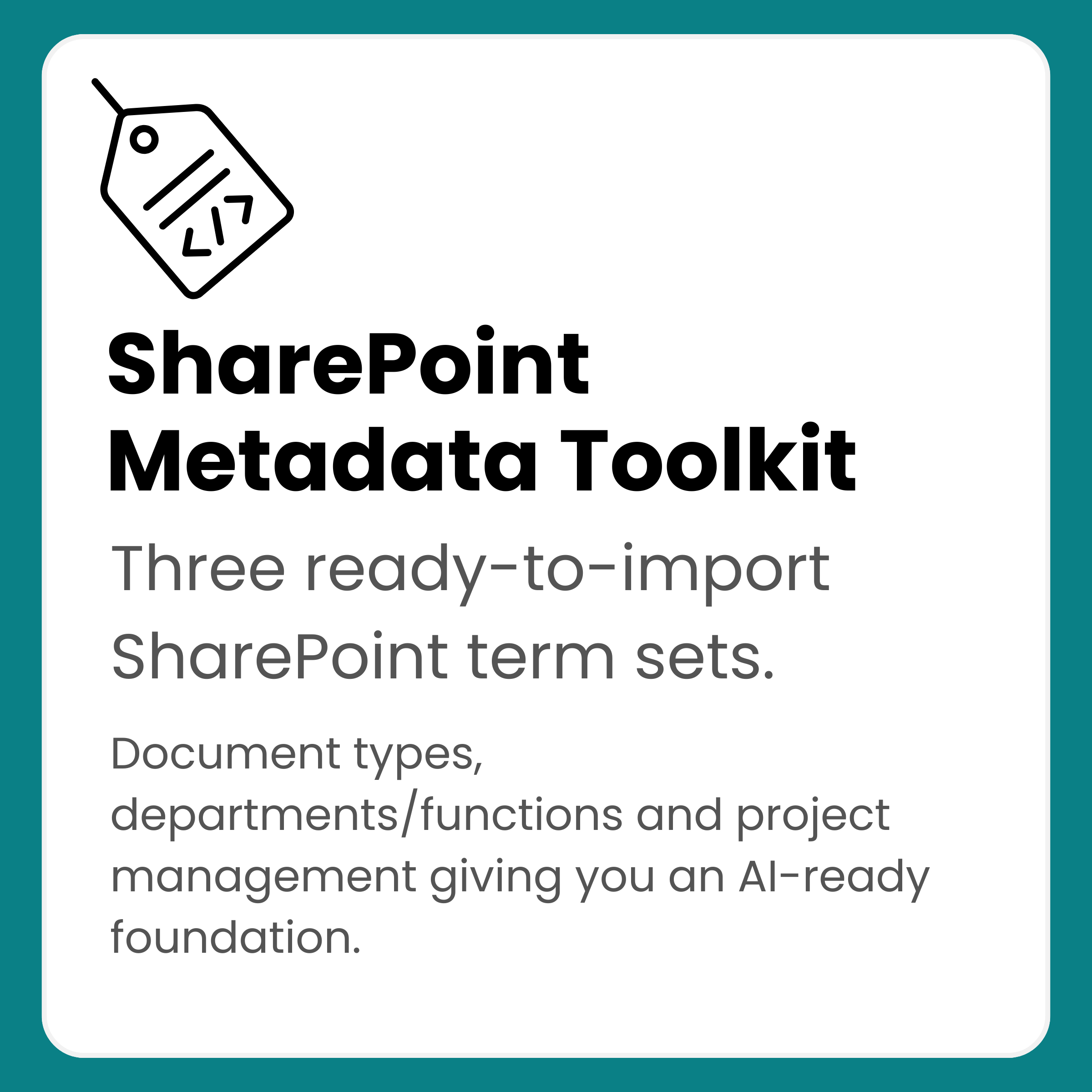 Sharepoint Metadata Toolkit