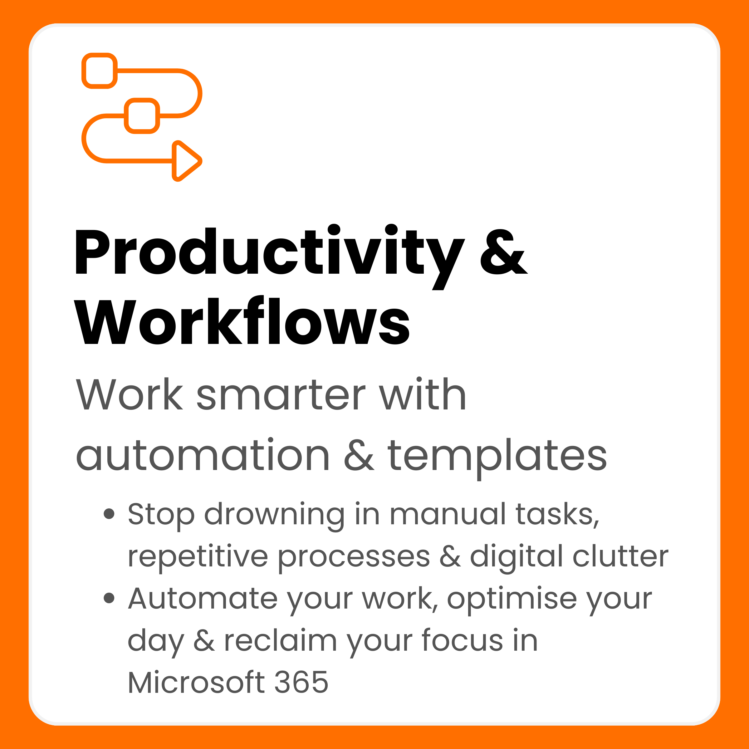 Productivity Workflow Cards