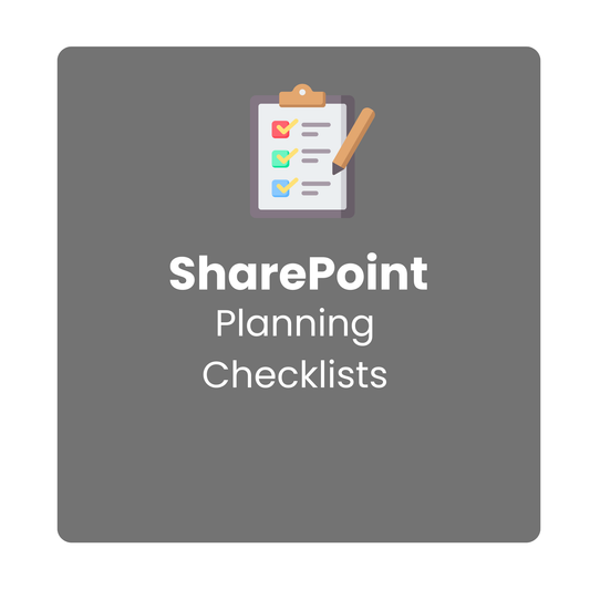 Sharepoint Planning Checklists