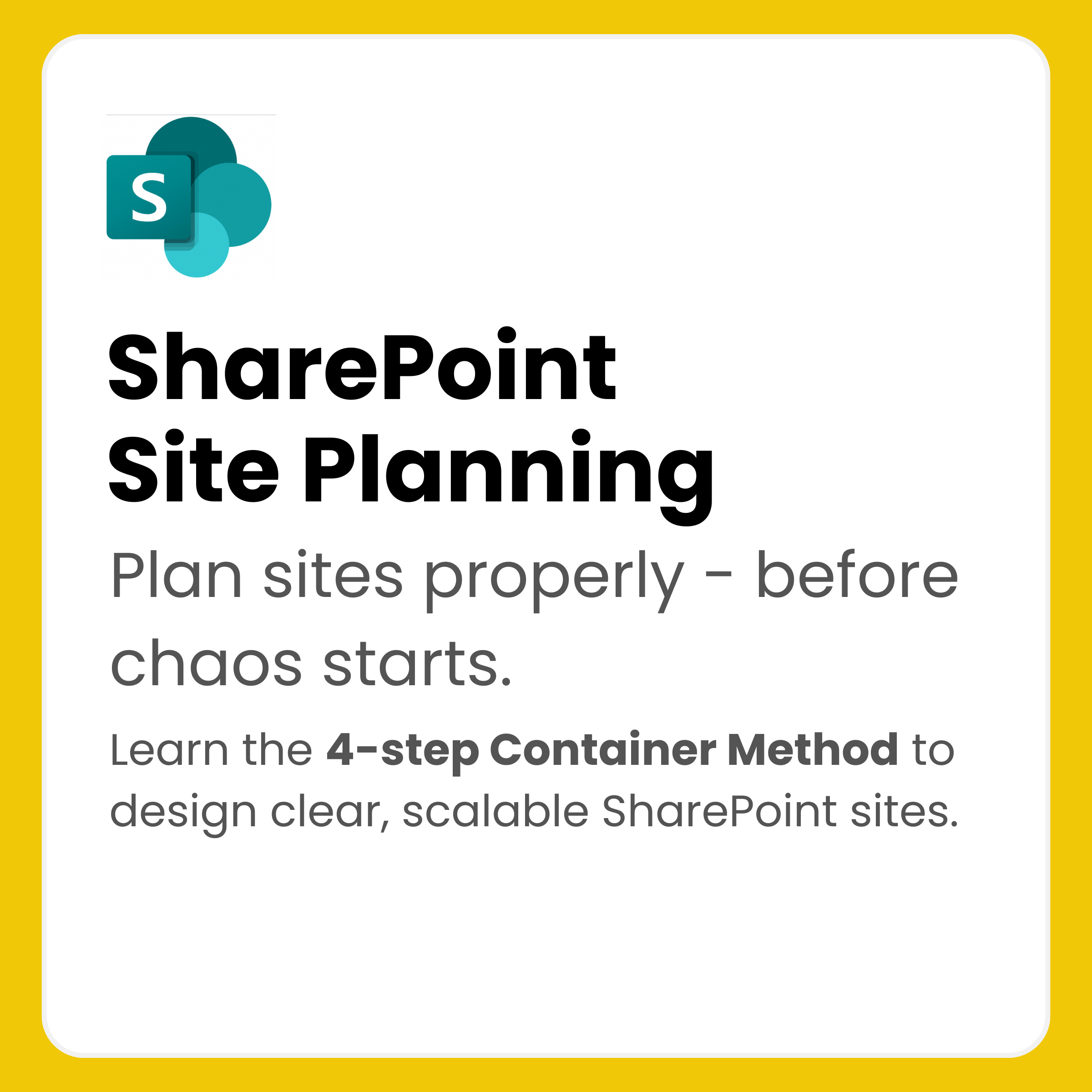 SharePoint Site Planning Course